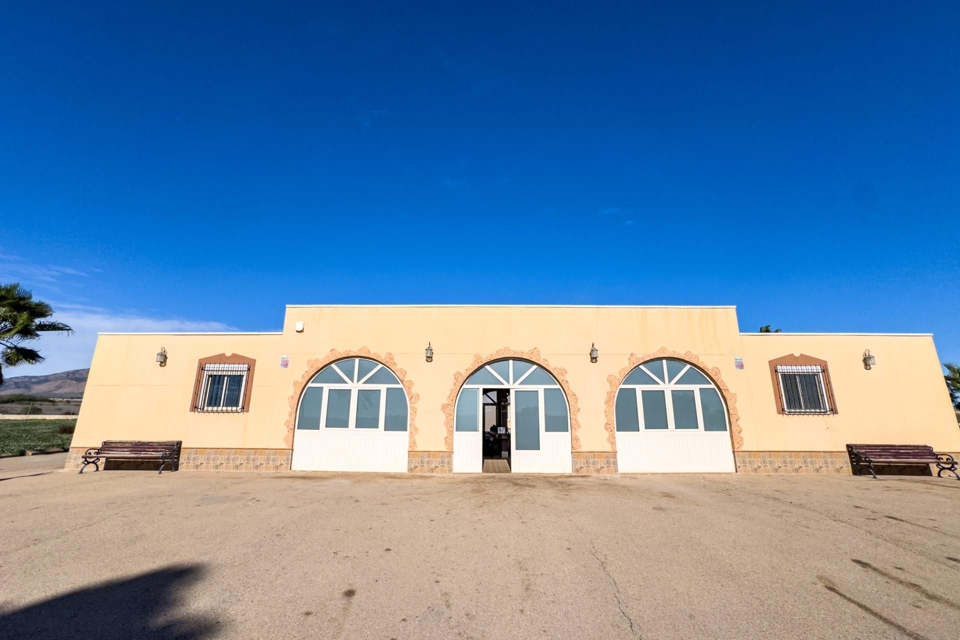 Vista exterior de Finca rústica en venda en Fuente Álamo de Murcia amb Aire condicionat, Jardí privat i Traster