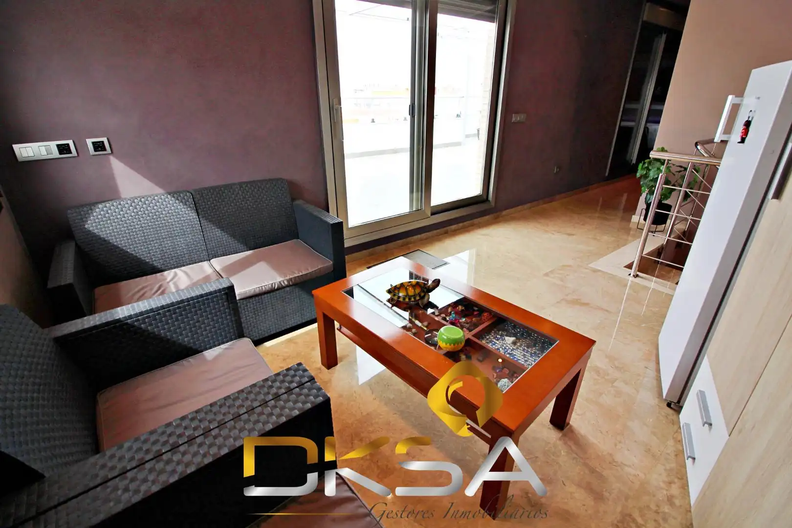 Sala de estar de Ático en venta en Almazora / Almassora con Aire acondicionado, Calefacción y Terraza