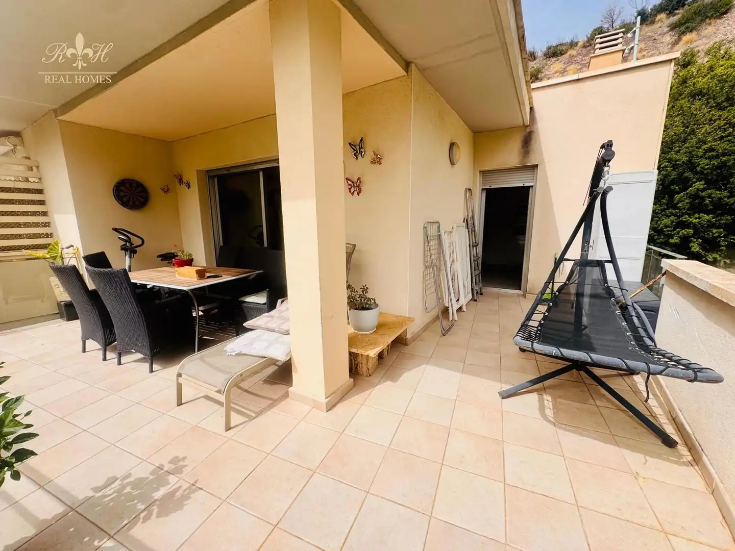 Terrace of Flat for rent in Altea  with Air Conditioner, Swimming Pool and Community pool