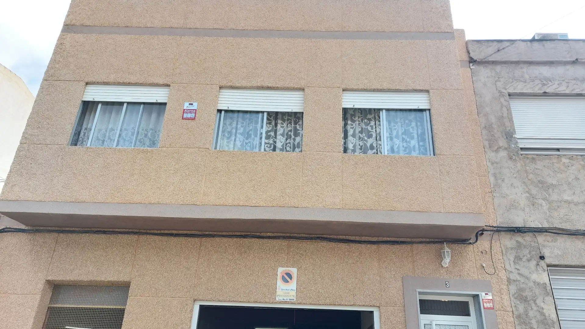 Vista exterior de Casa adosada en venta en Murcia con Terraza, Amueblado y Alarma