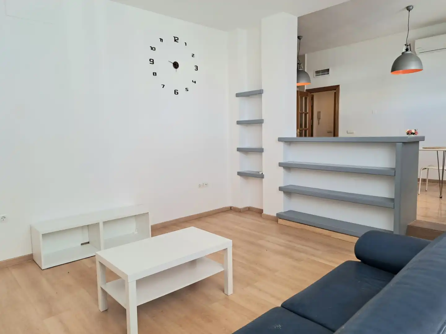 Living room of Flat for rent in Roquetas de Mar  with Air Conditioner, Heating and Furnished