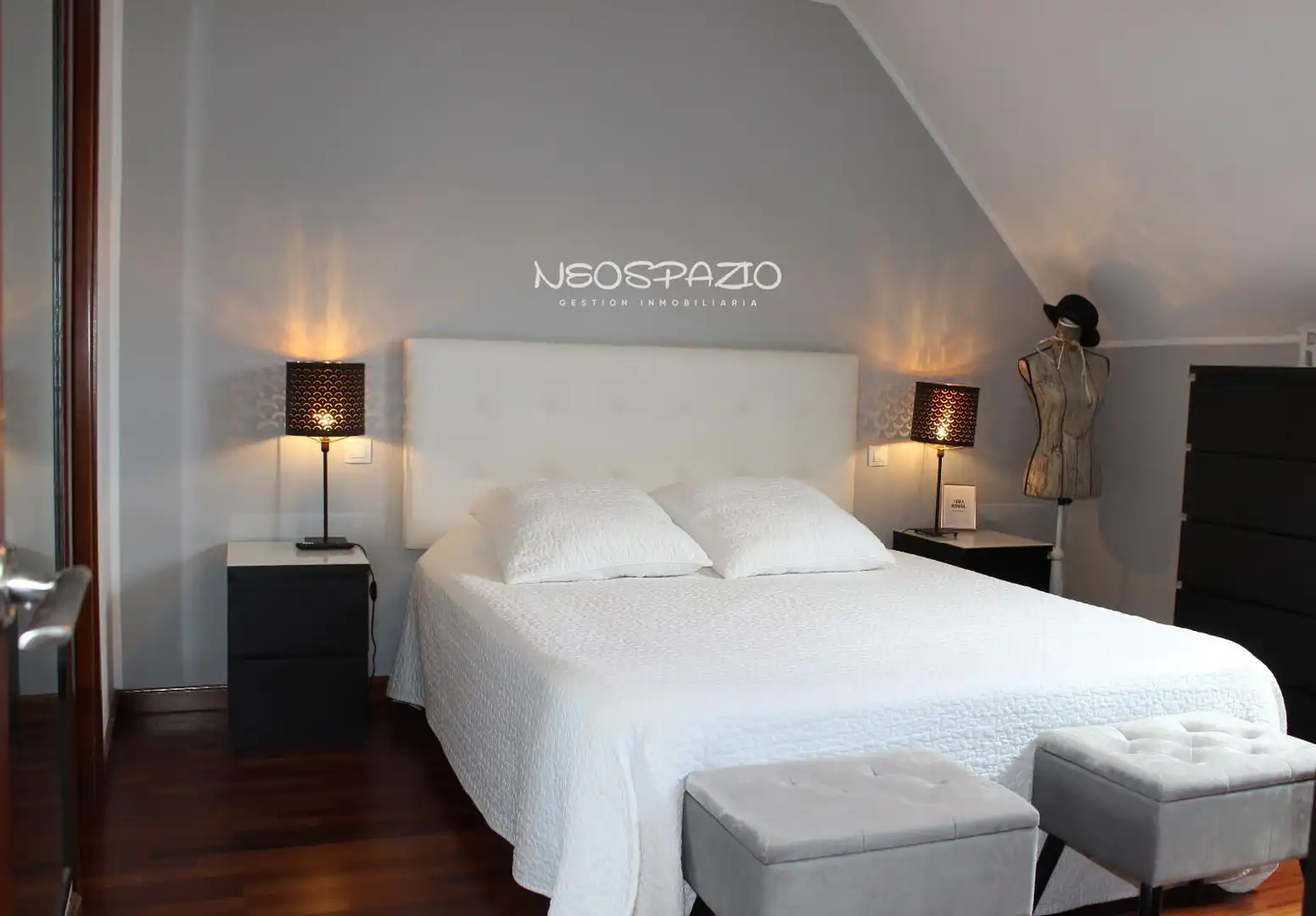 Bedroom of Duplexes for sale in Lugo  with Heating, Parquet flooring and Terrace