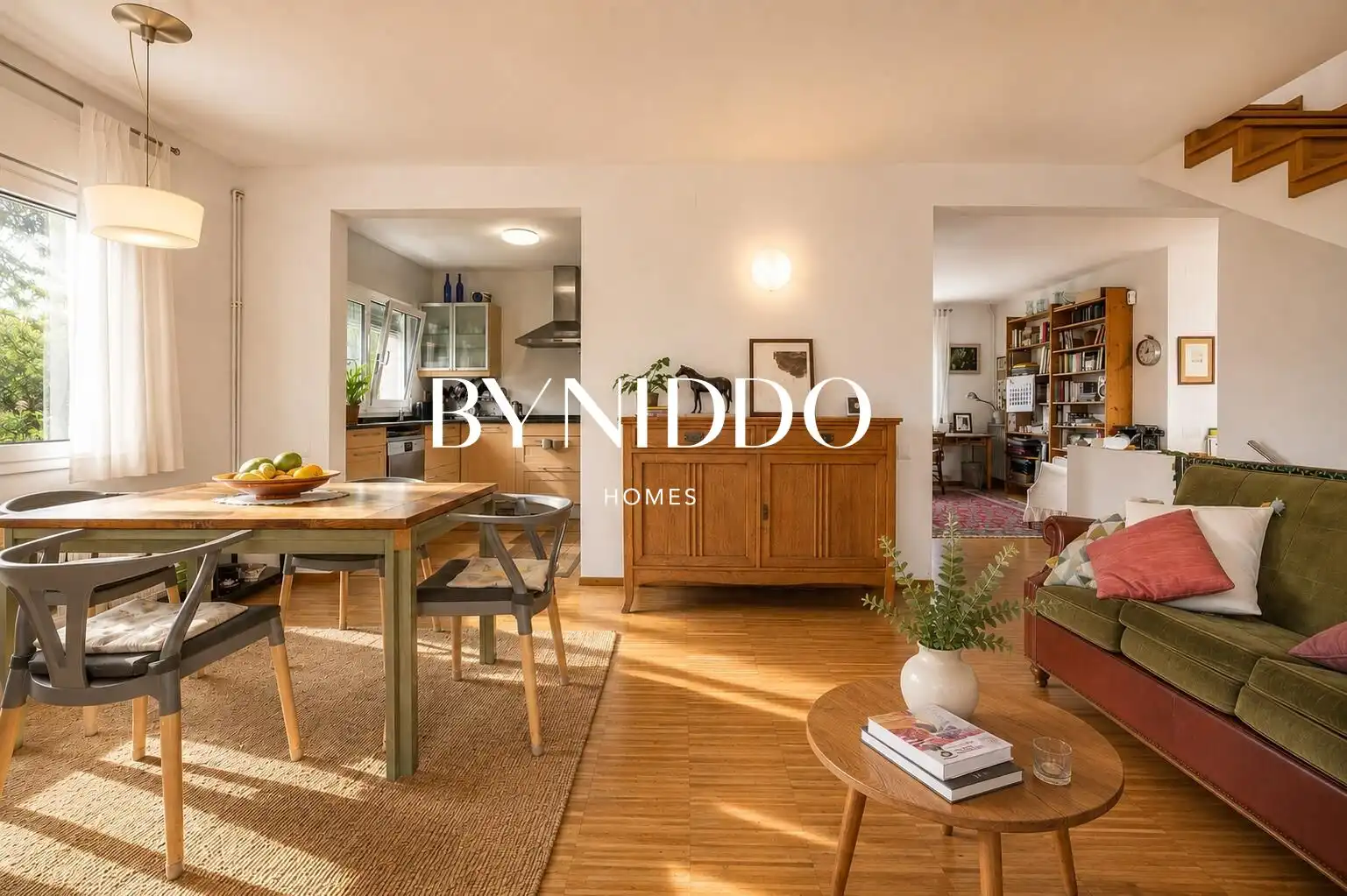 Sala d'estar de Casa o xalet en venda en Sant Cugat del Vallès amb Aire condicionat, Calefacció i Jardí privat