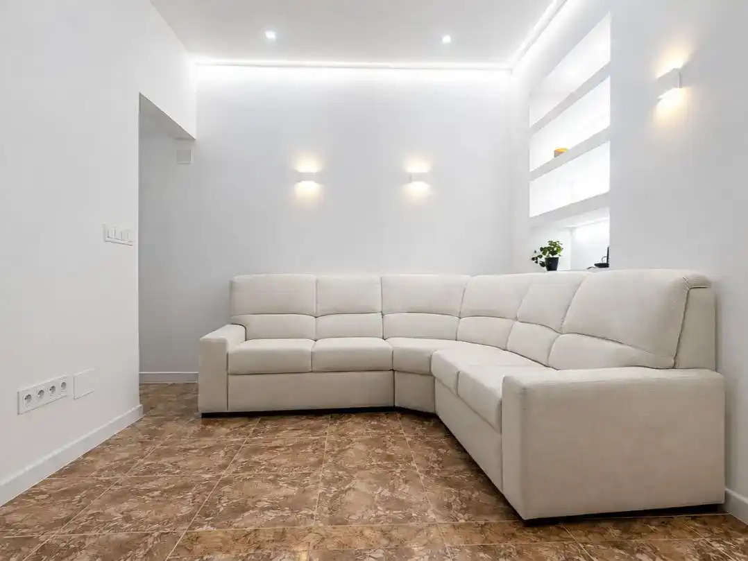 Wohnzimmer von Wohnung zur Miete in Cartagena mit Klimaanlage, Privatgarten und Möbliert