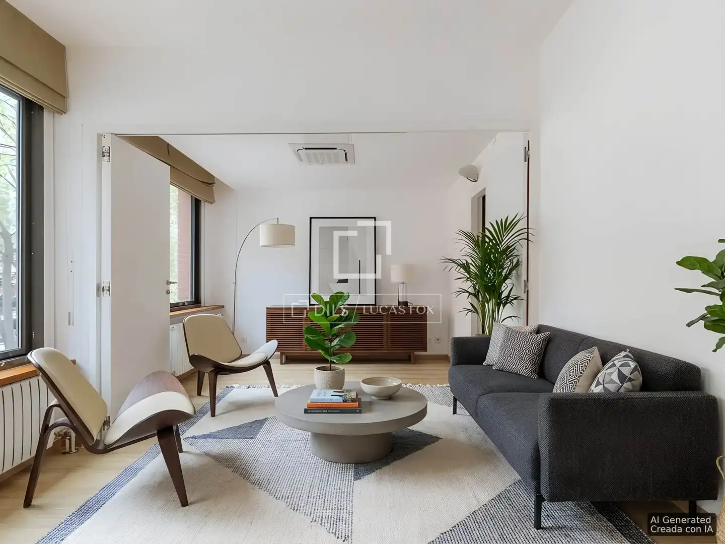 Sala de estar de Piso en venta en Barcelona con Aire acondicionado
