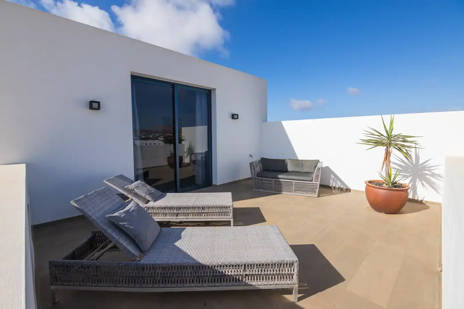 Terraza de Casa o chalet en venta en La Oliva con Aire acondicionado, Piscina y Balcón