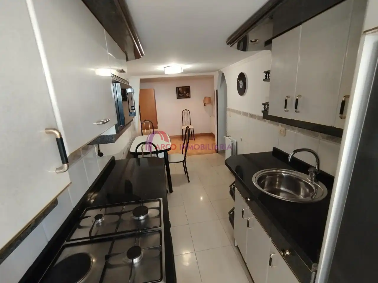 Küche von Wohnungen zur Miete in Burgos mit Heizung, Parkett und Terrasse