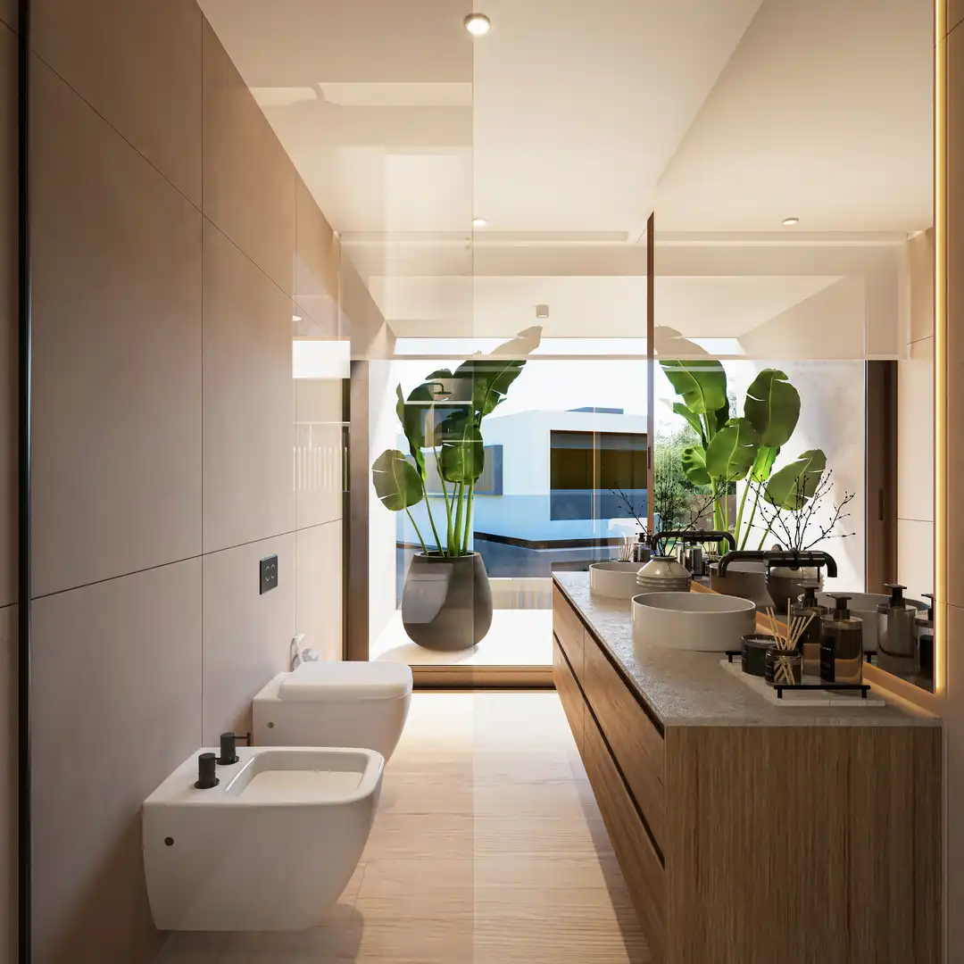 Bathroom of Houses for sale in Oleiros