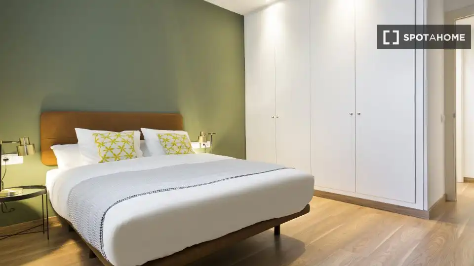 Bedroom of Apartments for share in Barcelona  with Air Conditioner, Heating and Terrace