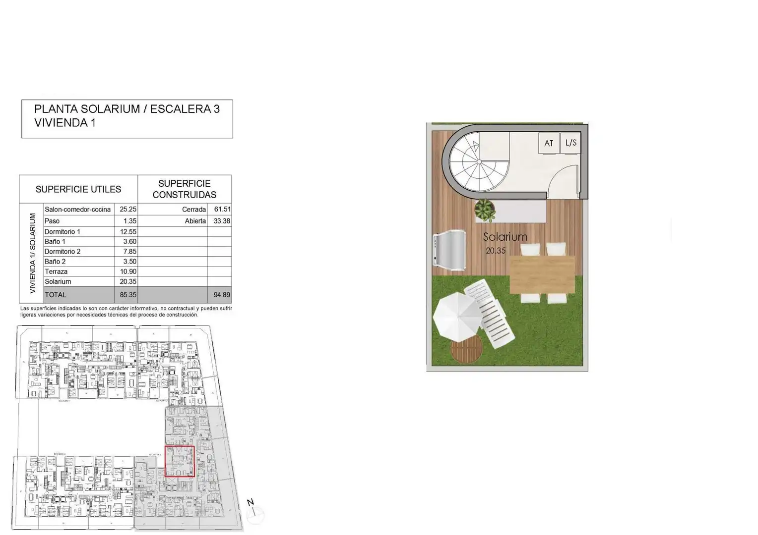 Ático con piscina en venta en Santa Pola ciudad, imagen 6