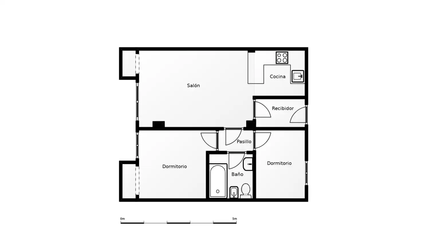 Flat for sale in Alcalá de la Selva  with Heating, Terrace and Storage room