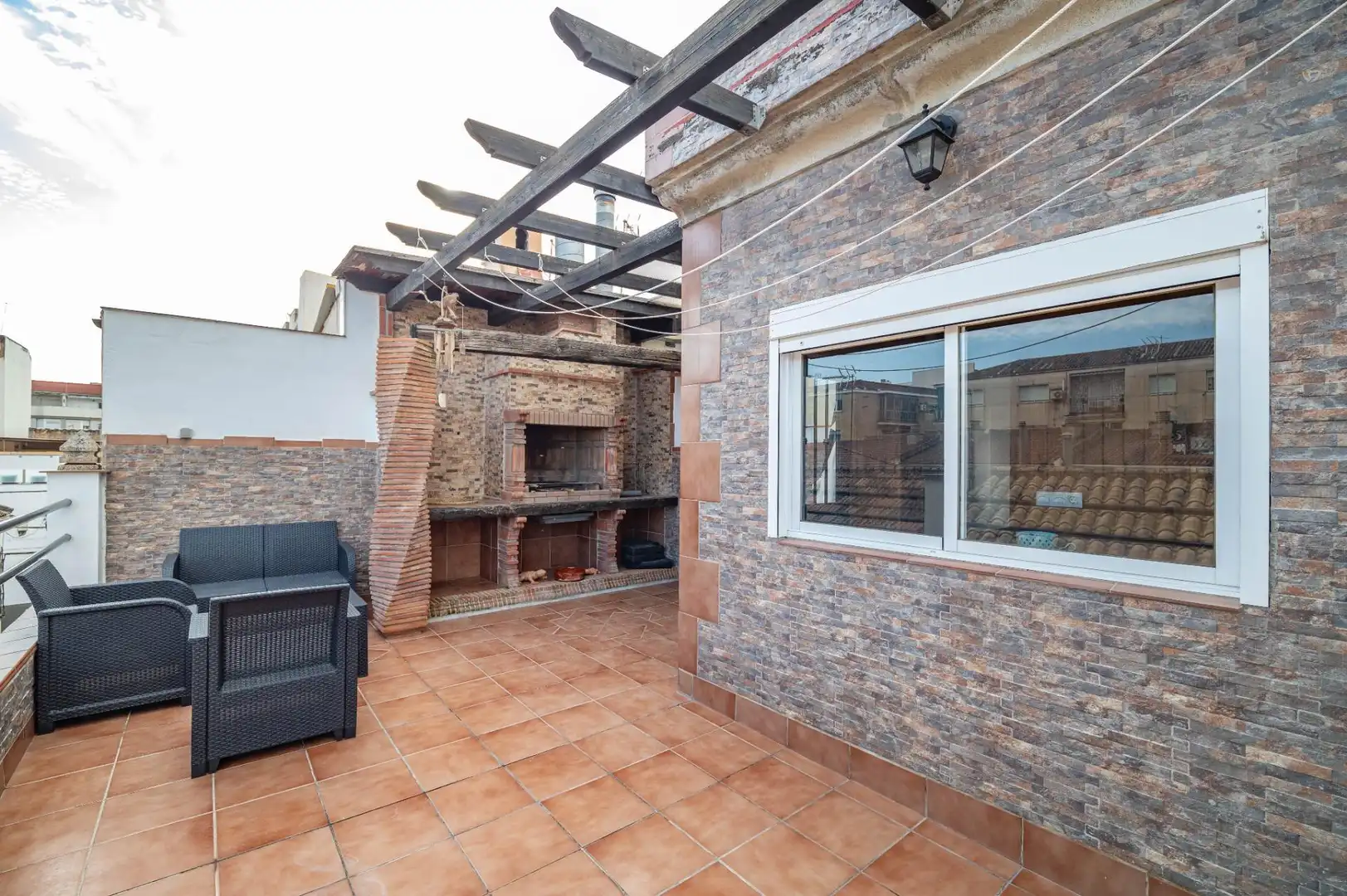 Terrace of Single-family semi-detached for sale in Maracena