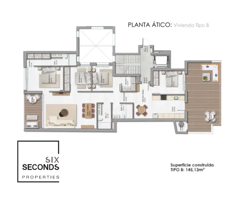 Penthouse with pool for sale in Pueblo, imagen 46