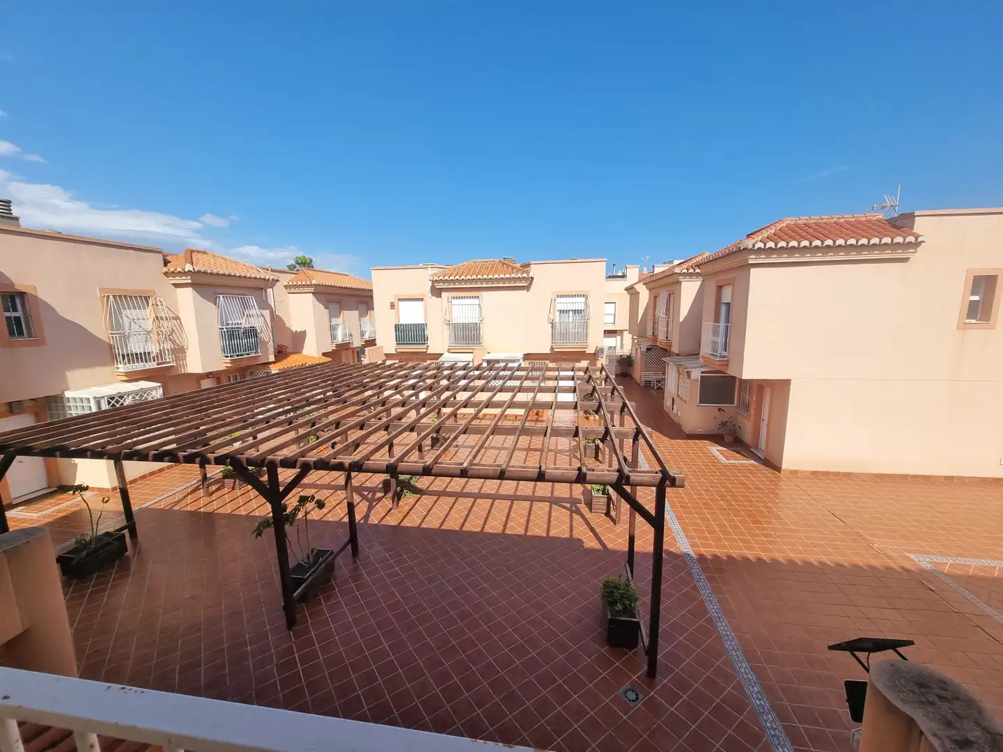 Terrace of Detached homes for sale in Roquetas de Mar  with Air Conditioner, Heating and Terrace