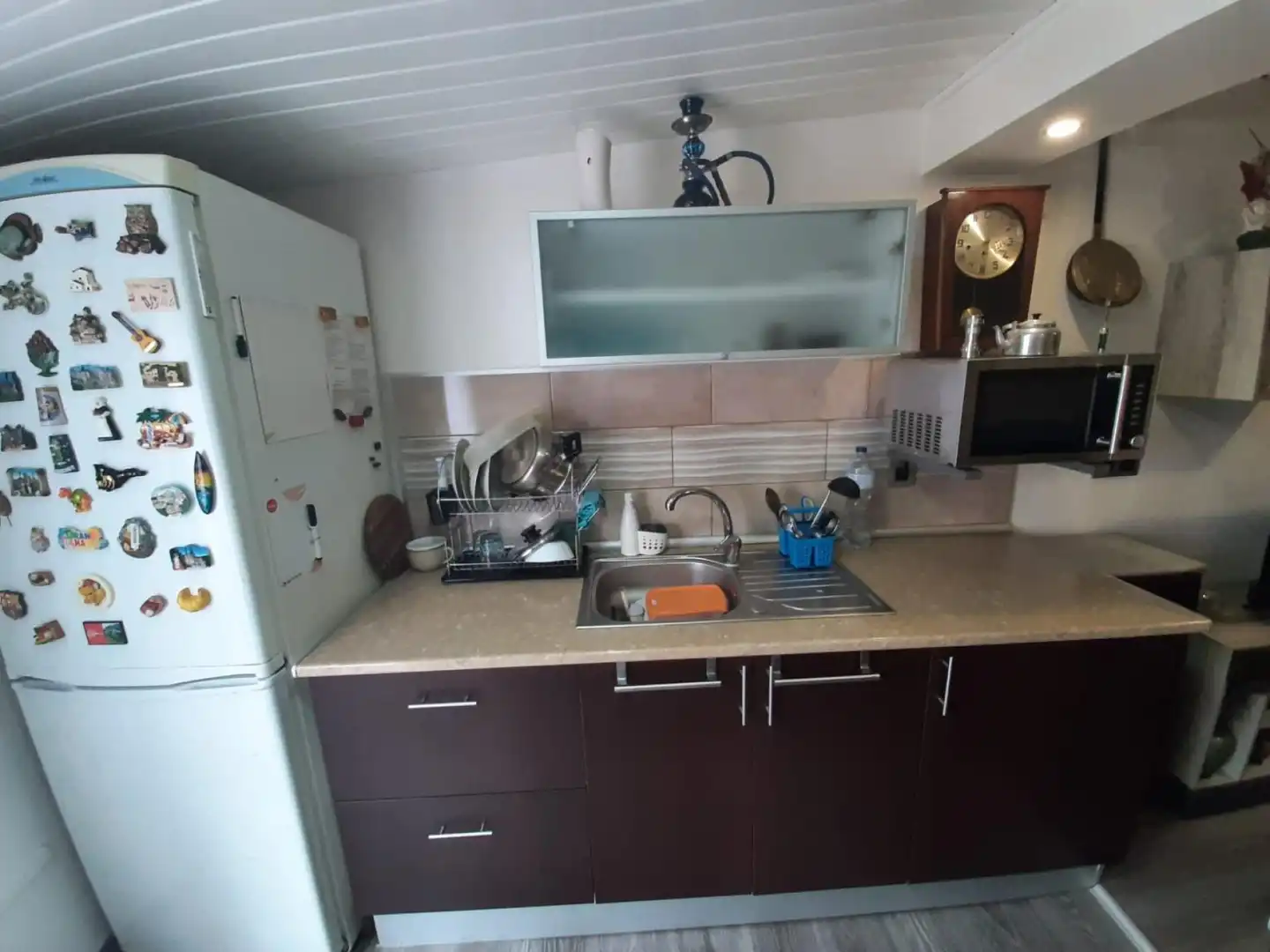 Kitchen of Flat for sale in Berga  with Furnished and Balcony