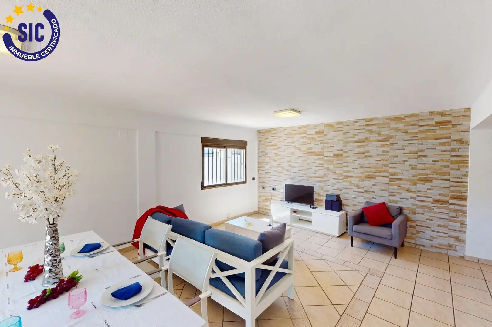 Sala de estar de Casa o chalet en venta en Benicasim / Benicàssim con Aire acondicionado, Jardín privado y Terraza