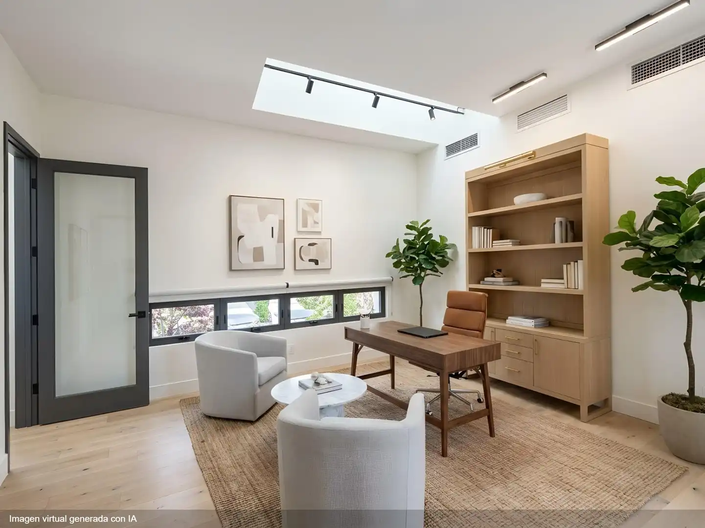 Sala de estar de Casa o chalet en venta en Mairena del Aljarafe con Aire acondicionado, Calefacción y Jardín privado