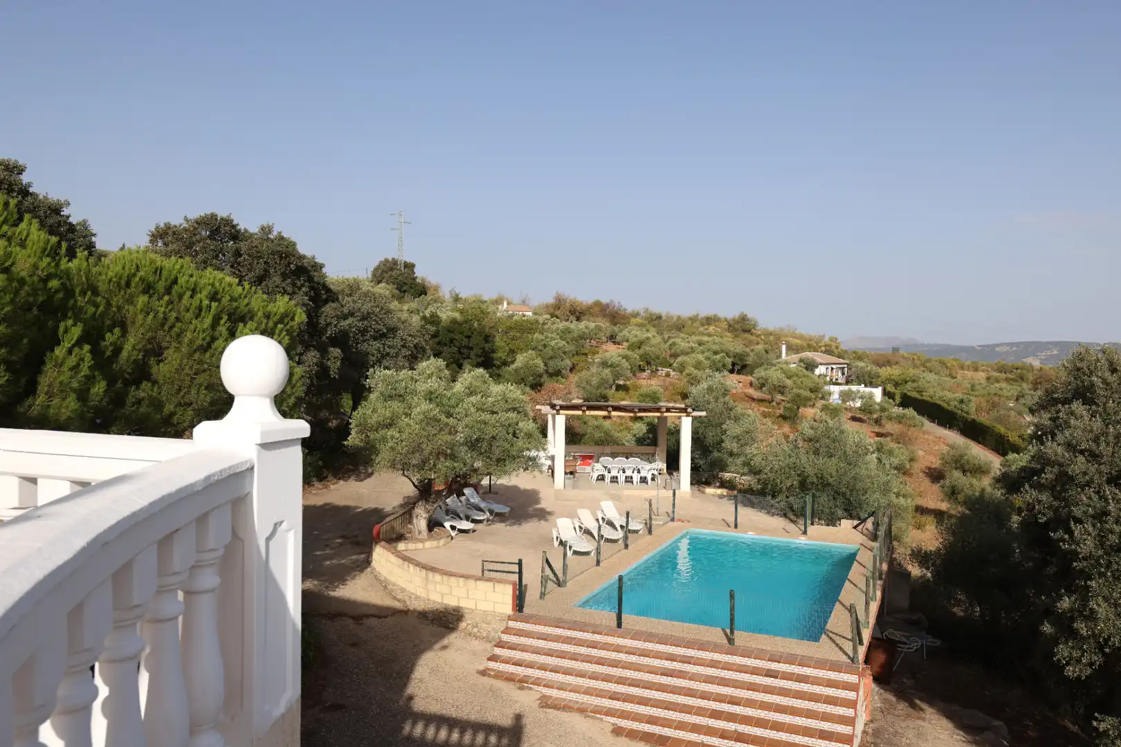 Swimming pool of Country homes for sale in Ronda  with Private garden, Terrace and Swimming Pool