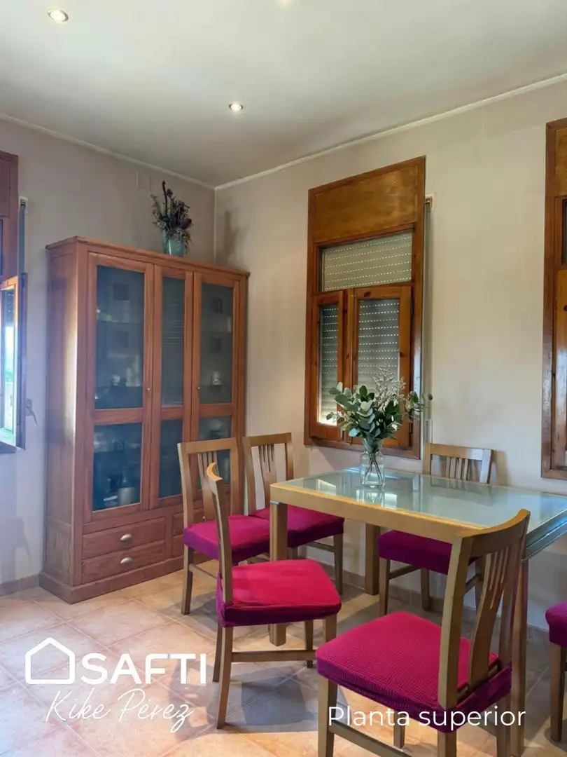Comedor de Casa o chalet en venta en Alguaire con Calefacción, Terraza y Amueblado