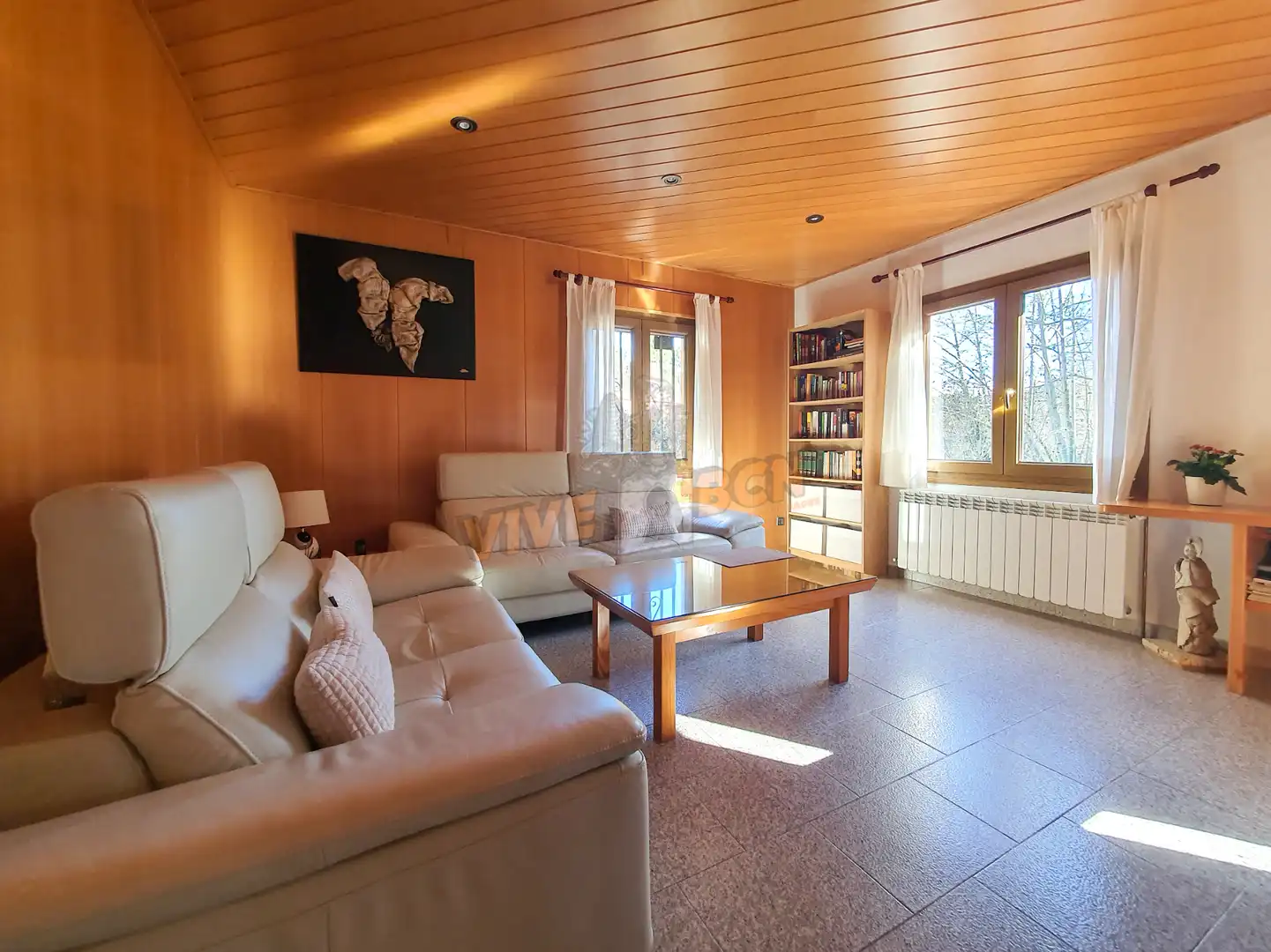 Sala de estar de Casa o chalet en venta en Sant Celoni con Aire acondicionado, Calefacción y Jardín privado
