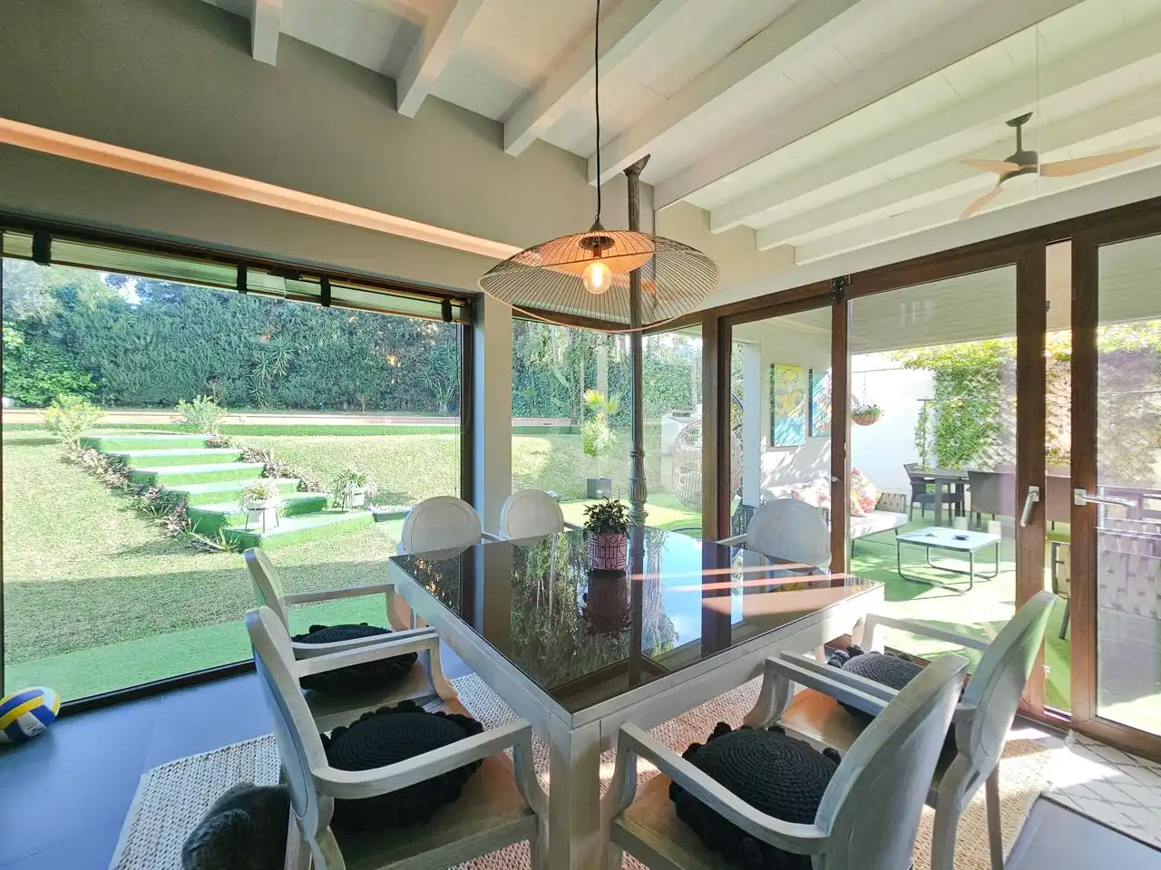 Comedor de Casa o chalet en venta en Montequinto con Aire acondicionado, Jardín privado y Terraza