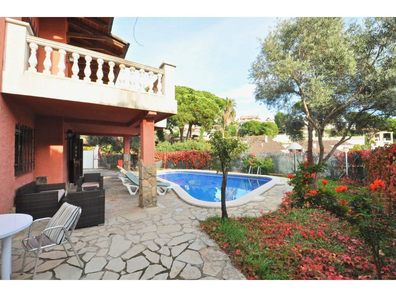 Jardí de Casa o xalet en venda en Lloret de Mar amb Calefacció, Jardí privat i Terrassa