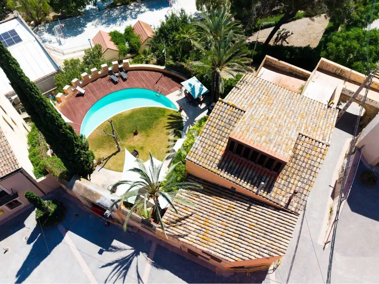 Swimming pool of Houses for sale in La Nou de Gaià  with Heating, Private garden and Parquet flooring