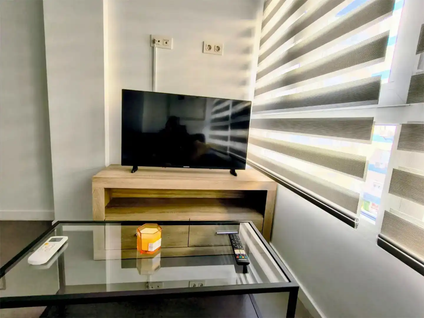 Sala d'estar de Pis de lloguer en Málaga Capital amb Aire condicionat