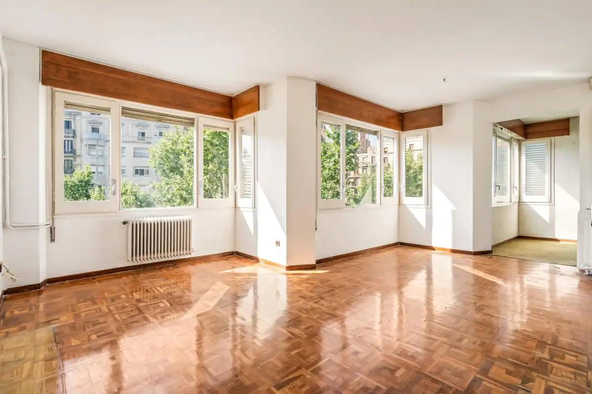 Sala de estar de Piso en venta en Barcelona con Calefacción