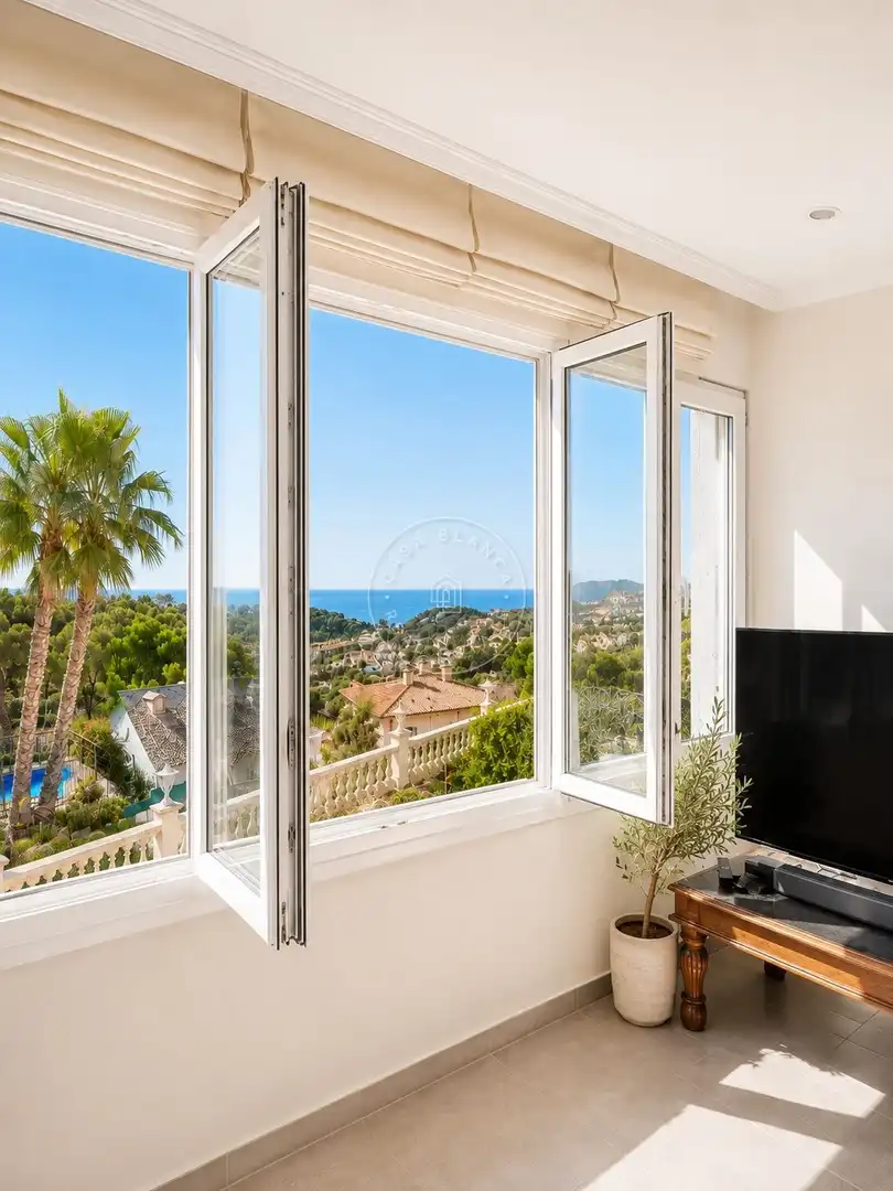 Balcony of Houses for sale in Lloret de Mar  with Air Conditioner, Heating and Private garden