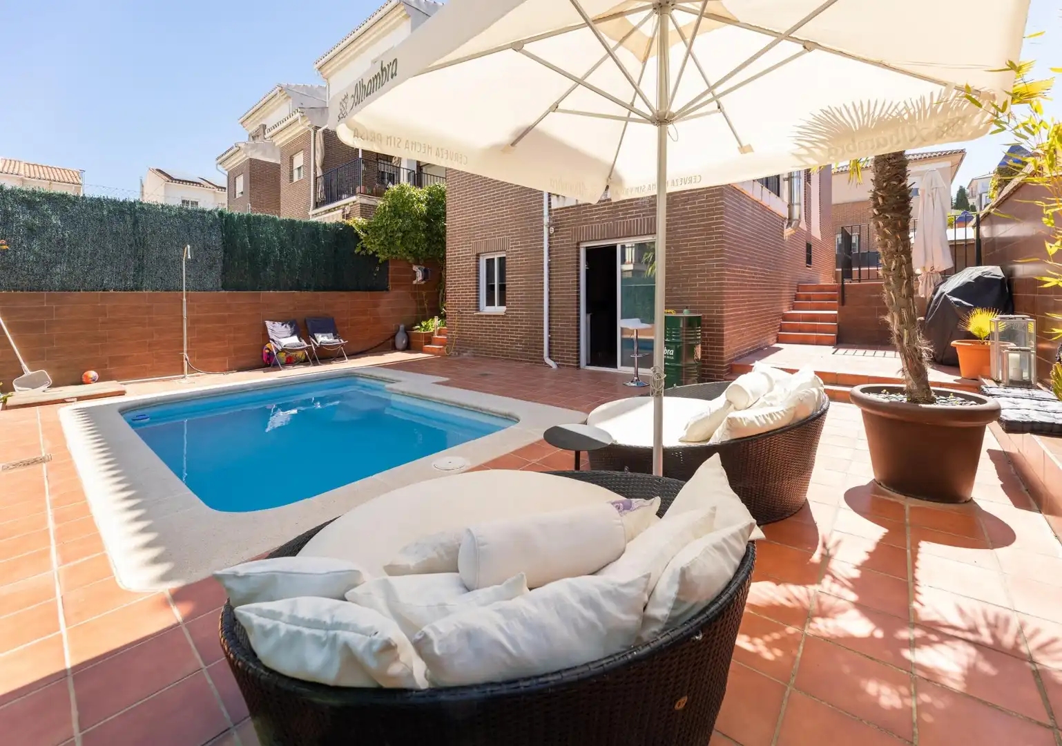 Terrassa de Casa o xalet en venda en Monachil amb Calefacció, Jardí privat i Terrassa