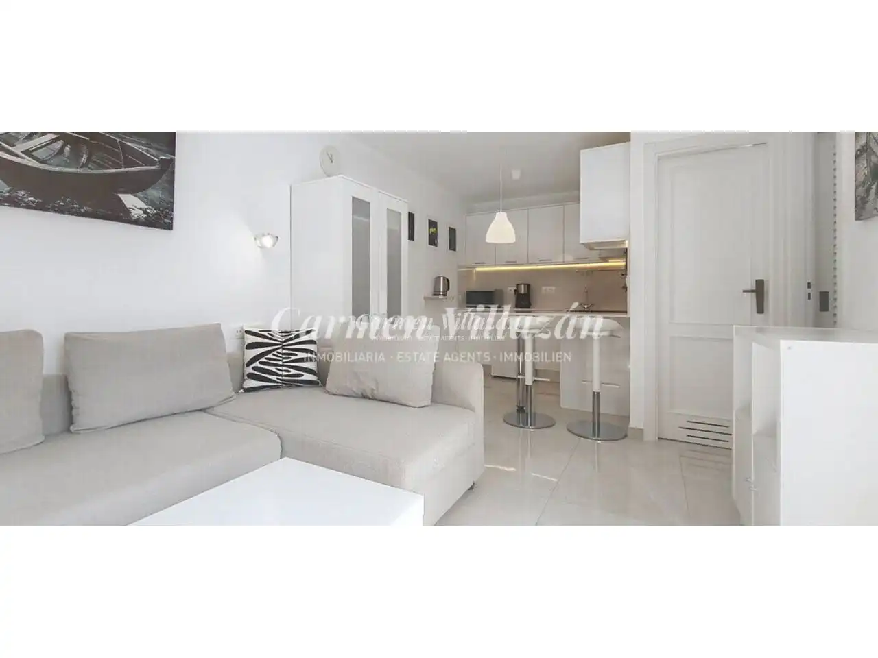 Sala d'estar de Apartament en venda en Antigua amb Terrassa, Moblat i Piscina comunitària