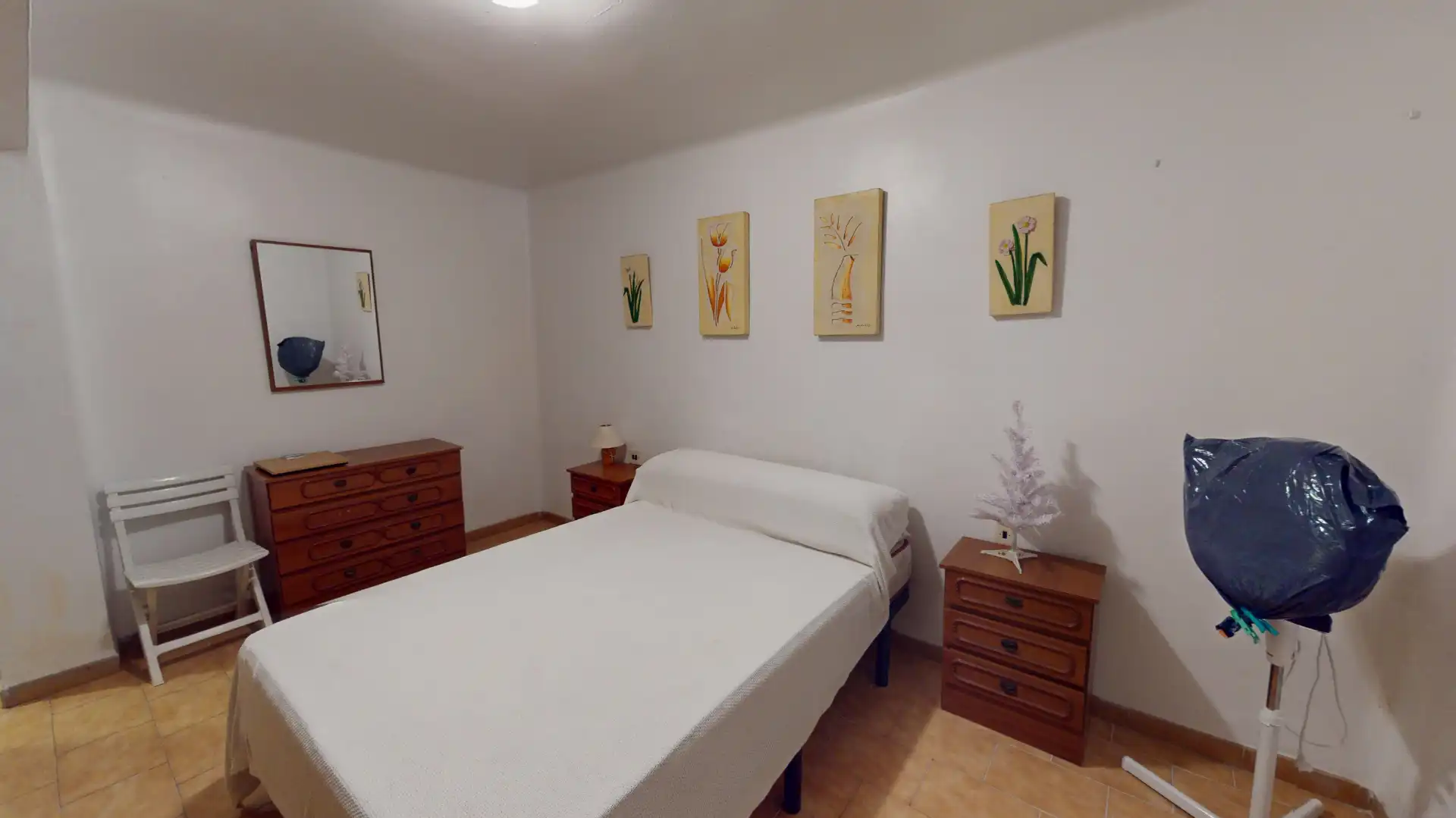 Bedroom of Flat for sale in Benidorm  with Air Conditioner, Furnished and TV