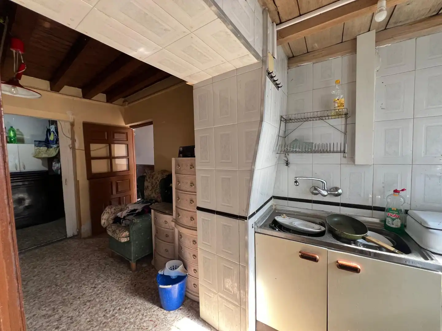 Cocina de Finca rústica en venta en Orbita con Parquet, Trastero y Amueblado