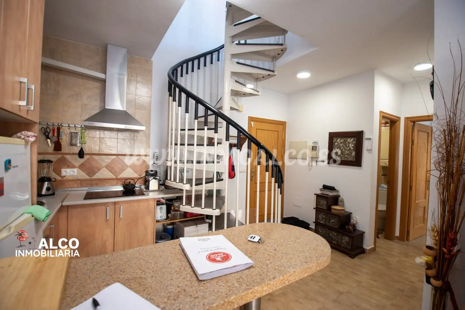 Cocina de Dúplex en venta en Torrox con Aire acondicionado, Terraza y Trastero