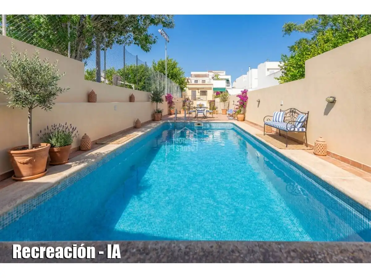 Piscina de Casa o chalet en venta en Maó - Mahón con Jardín privado, Terraza y Piscina