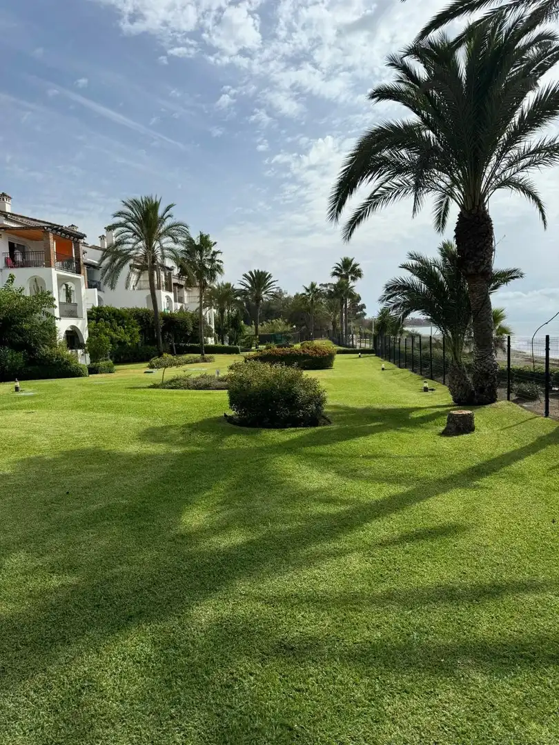 Garden of Apartments for rent in Estepona  with Air Conditioner, Heating and Terrace