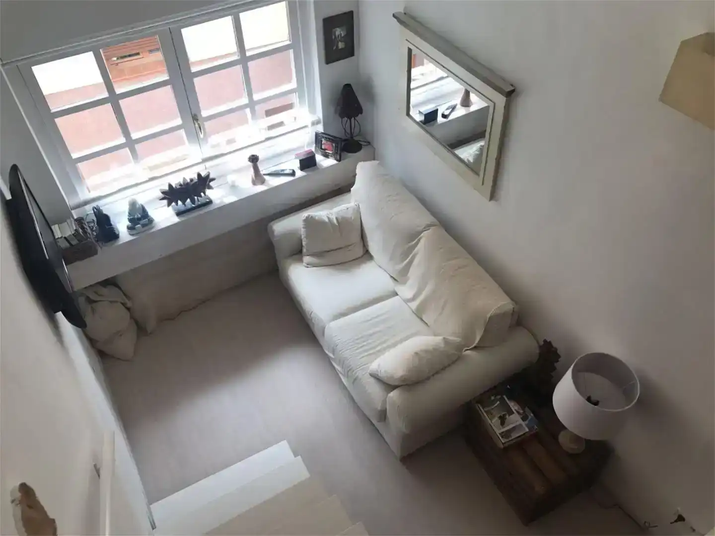 Sala d'estar de Pis en venda en Graus amb Aire condicionat, Parquet i Moblat