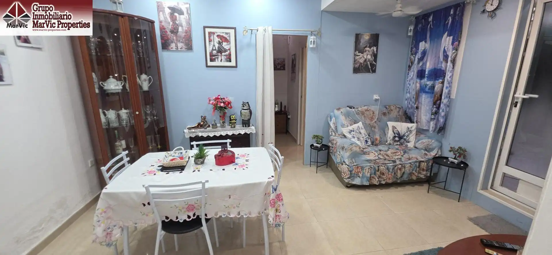 Living room of Ground floor for sale in Benidorm  with Air Conditioner and Furnished