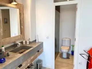 Baño de Dúplex de alquiler en Alicante / Alacant con Aire acondicionado, Calefacción y Terraza
