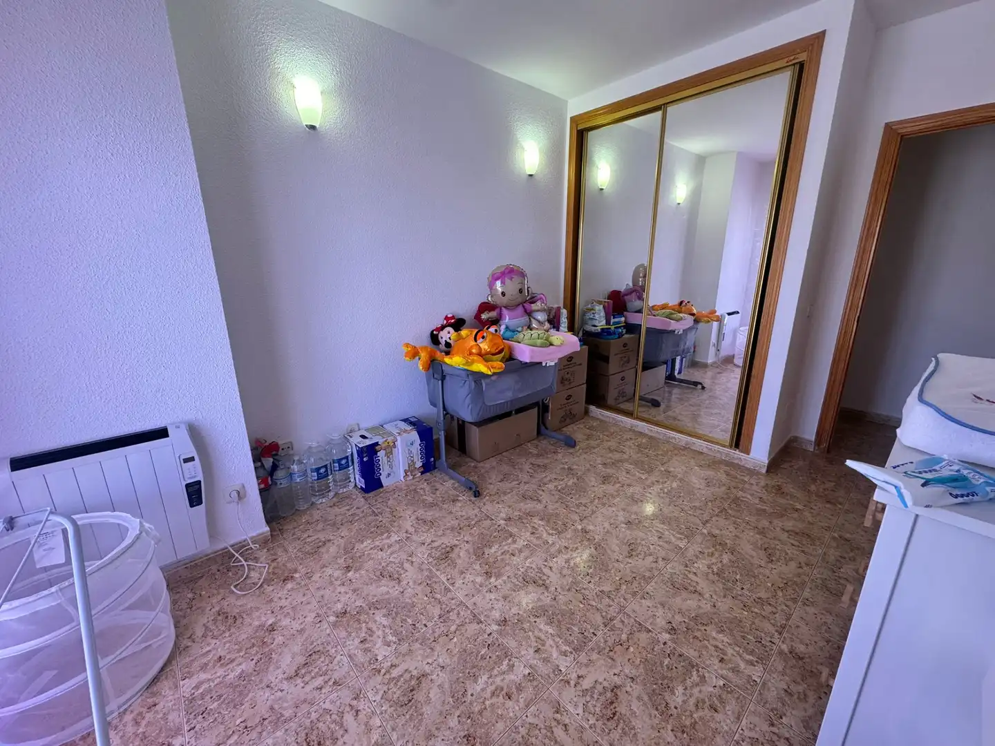 Bedroom of Flat for sale in El Vellón  with Heating, Terrace and Balcony