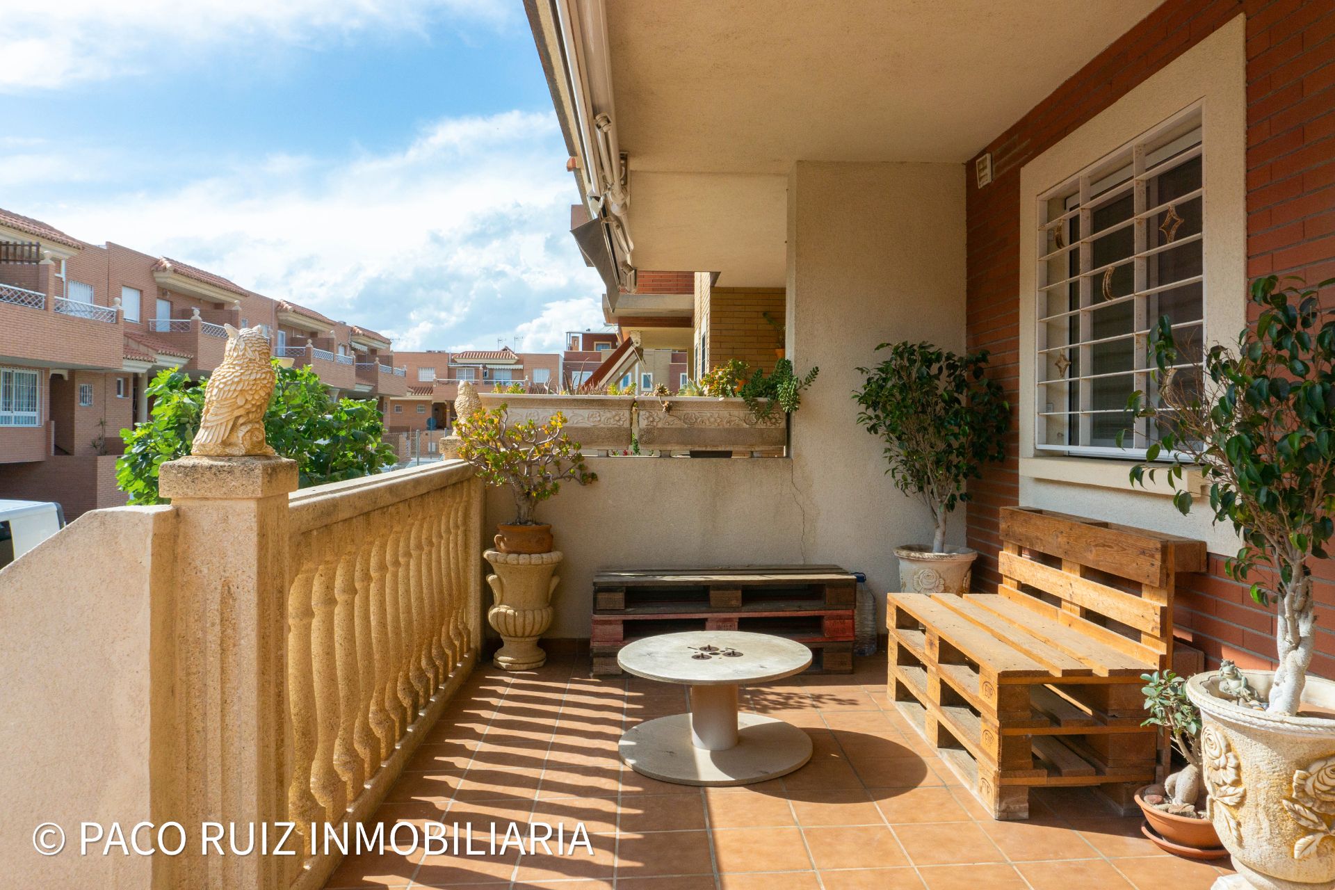 Terrace of Single-family semi-detached for sale in  Almería Capital  with Air Conditioner, Terrace and Balcony