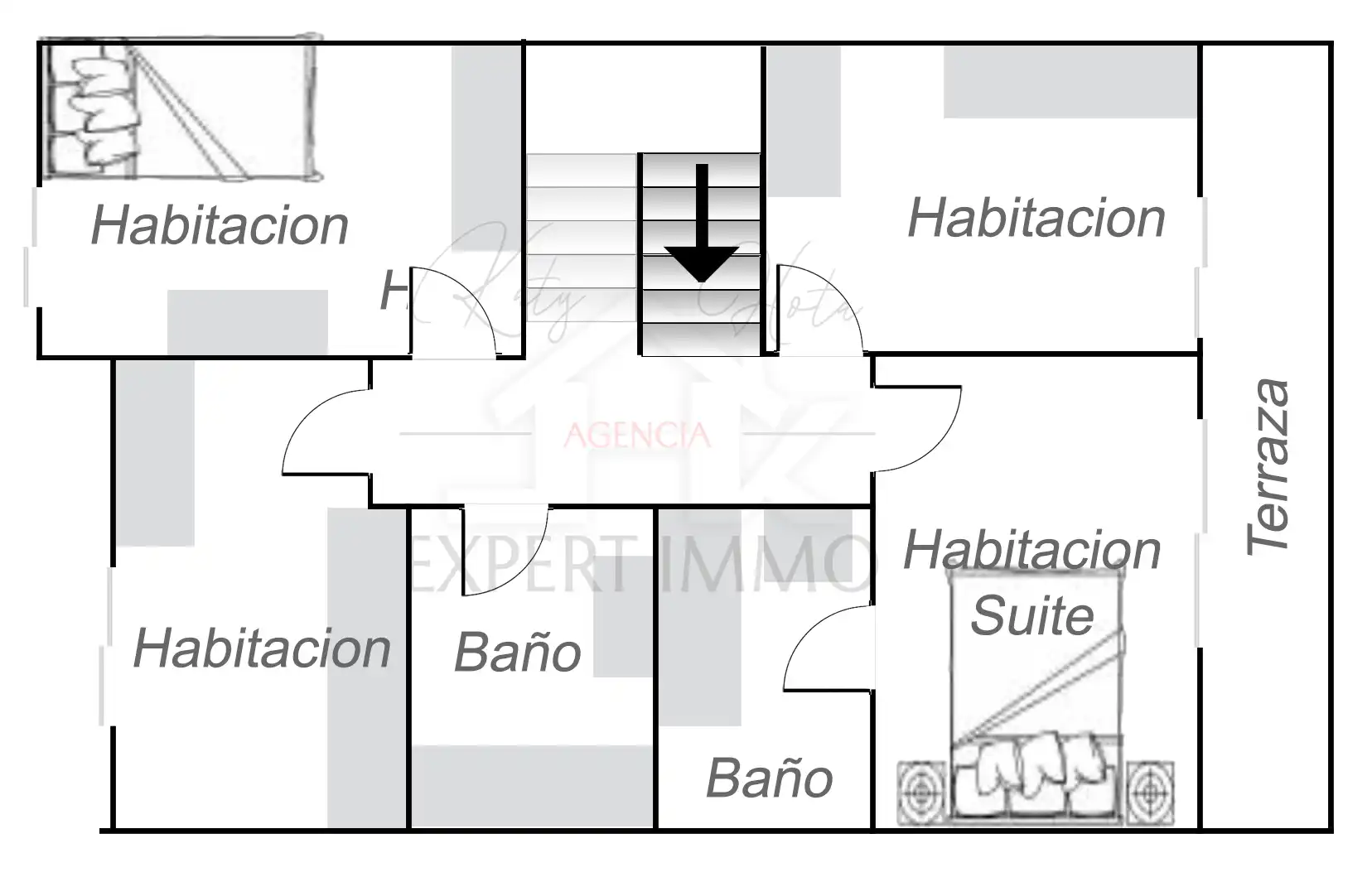 Reihenhaus mit Garten zum Verkauf in Más bohera, imagen 65