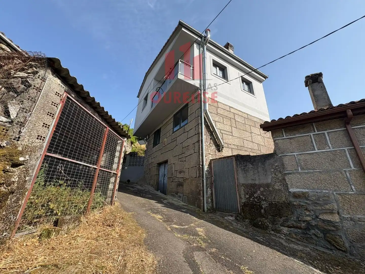 Vista exterior de Casa o xalet en venda en Nogueira de Ramuín