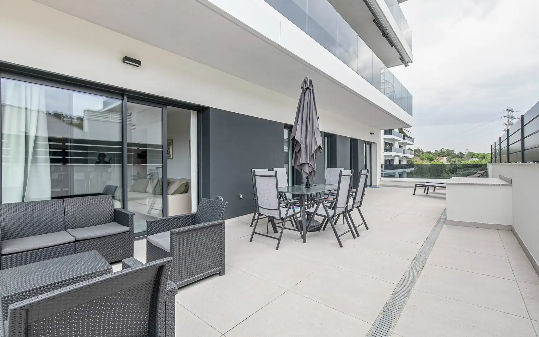 Terraza de Piso de alquiler en Sant Boi de Llobregat con Aire acondicionado, Calefacción y Jardín privado