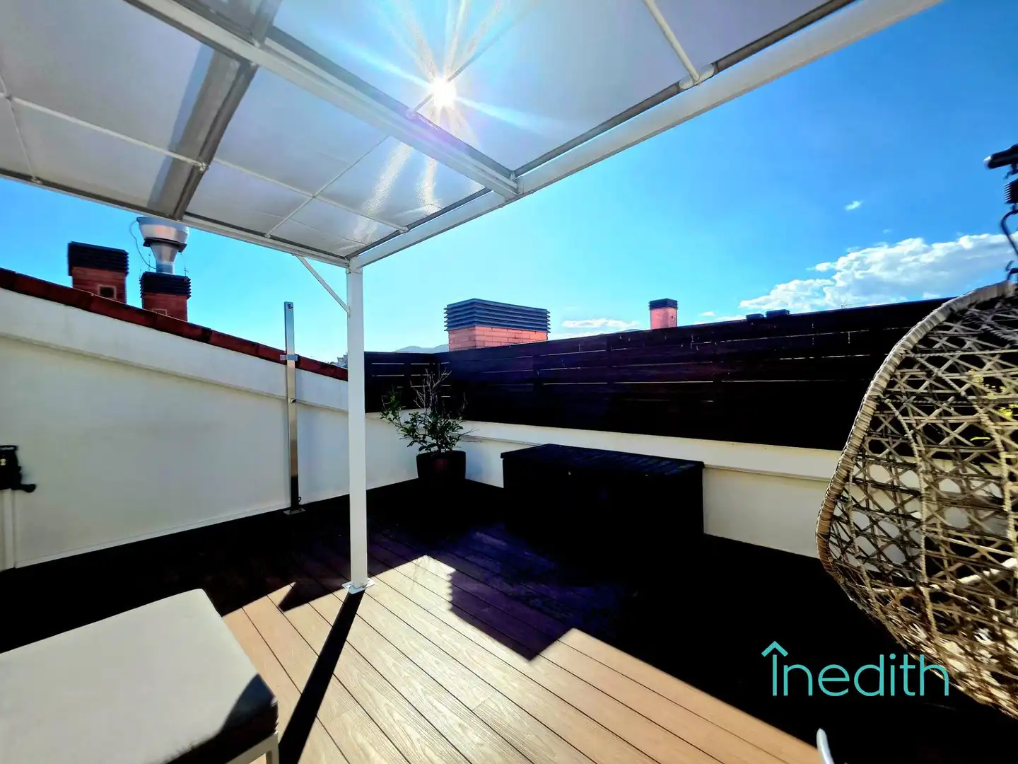 Terrace of Flat for sale in Castelldefels  with Air Conditioner, Heating and Private garden