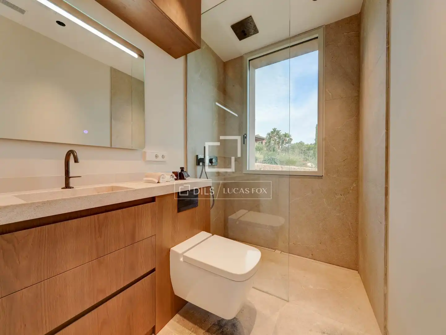 Badezimmer von Country house zum Verkauf in  Palma de Mallorca mit Klimaanlage, Heizung und Privatgarten