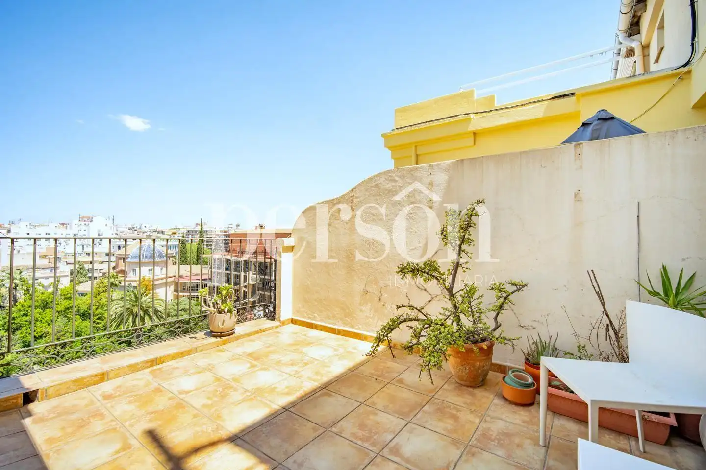Terrassa de Àtic de lloguer en Valencia amb Aire condicionat, Parquet i Terrassa