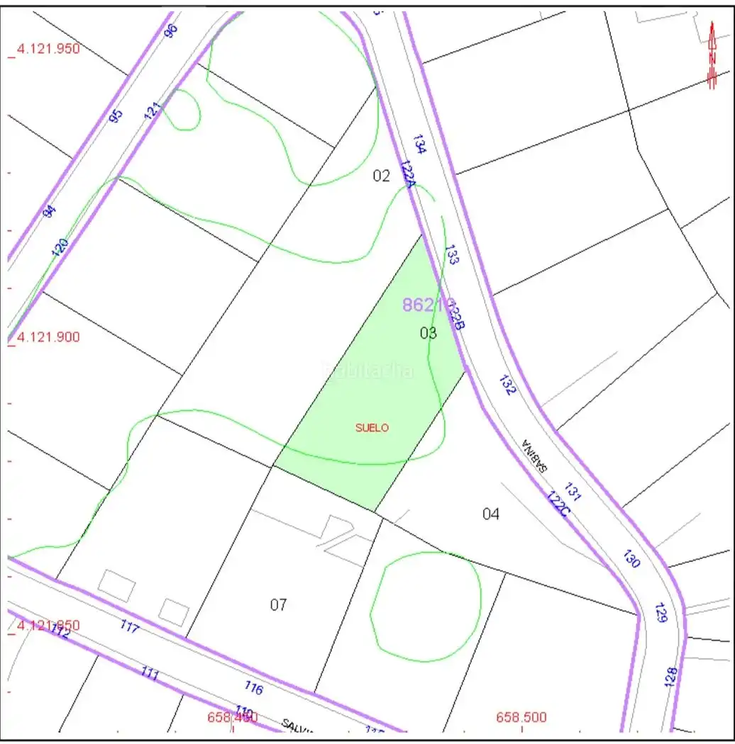 Lands and plots for sale in Calle Sabina 122B