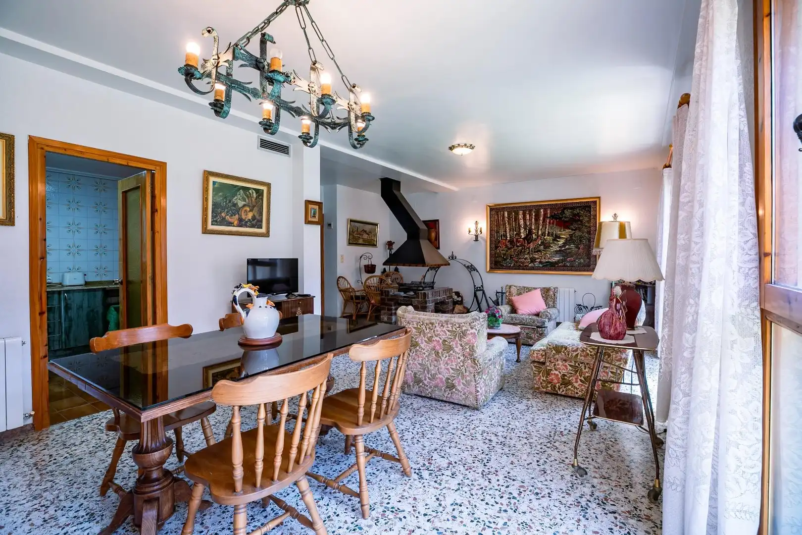 Sala de estar de Piso en venta en Boltaña con Aire acondicionado, Calefacción y Jardín privado
